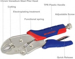 3 piece locking pliers set WORKPRO5